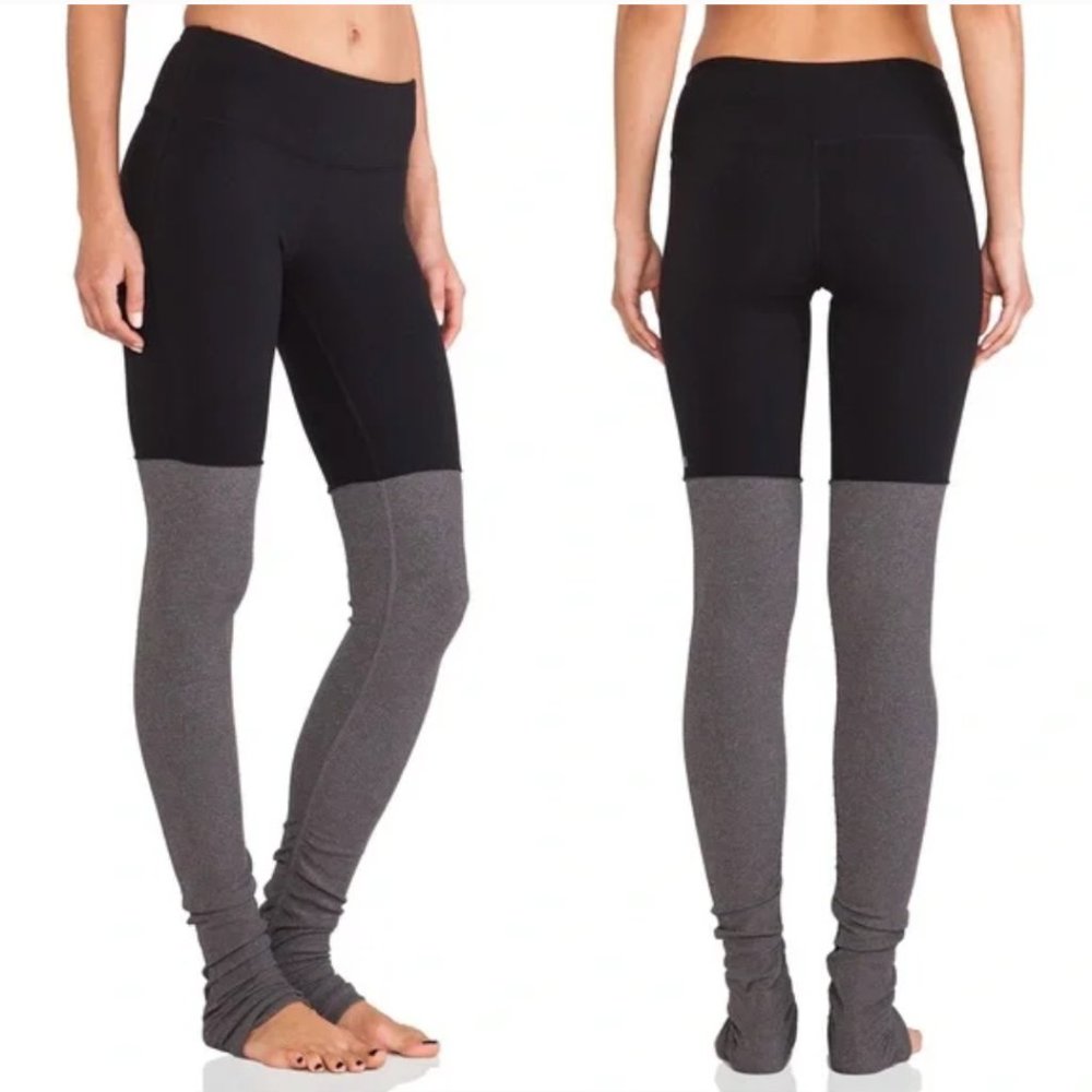 Alo Yoga Goddess Leggings - XS, black/gray